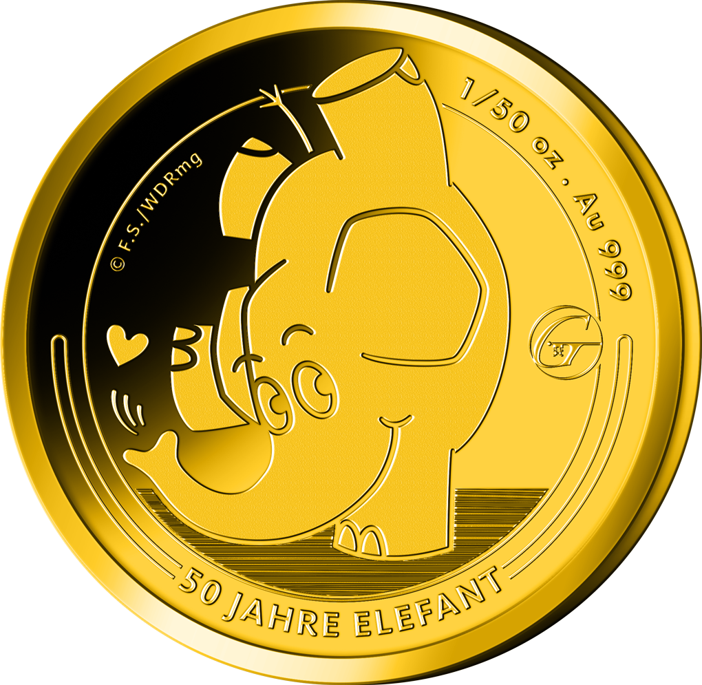 gold-gedenkpraegung-50Jahre-elefant