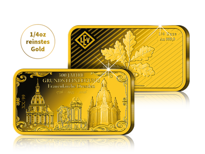 Exklusiver 1/4oz-Goldbarren