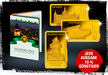 Goldenes Denkmal für Graz 