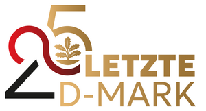 Logo 25 Jahre letzte D-Mark
