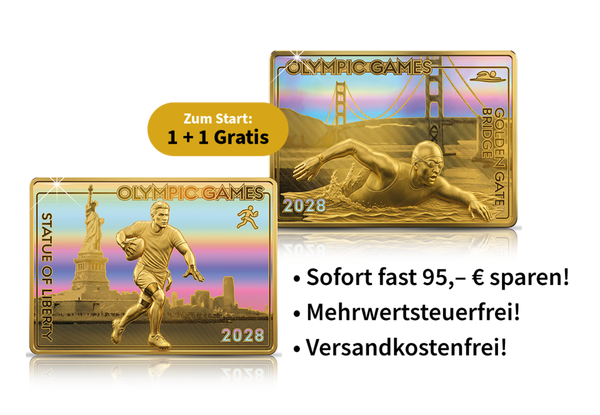 Goldbarren Olympischen Spiele 2028