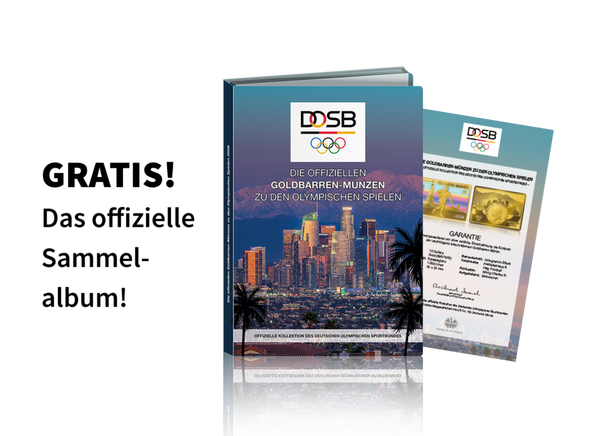 Gratis das offizielle Sammelalbum - Olympische Spiele