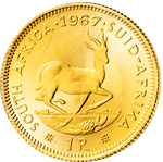 Die erste 1-Rand-Goldm&uuml;nze S&uuml;dafrikas