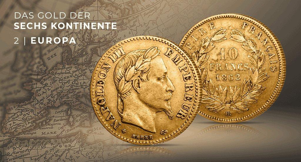 Die letzte 10-Francs-Goldmünze des letzten französischen Kaisers