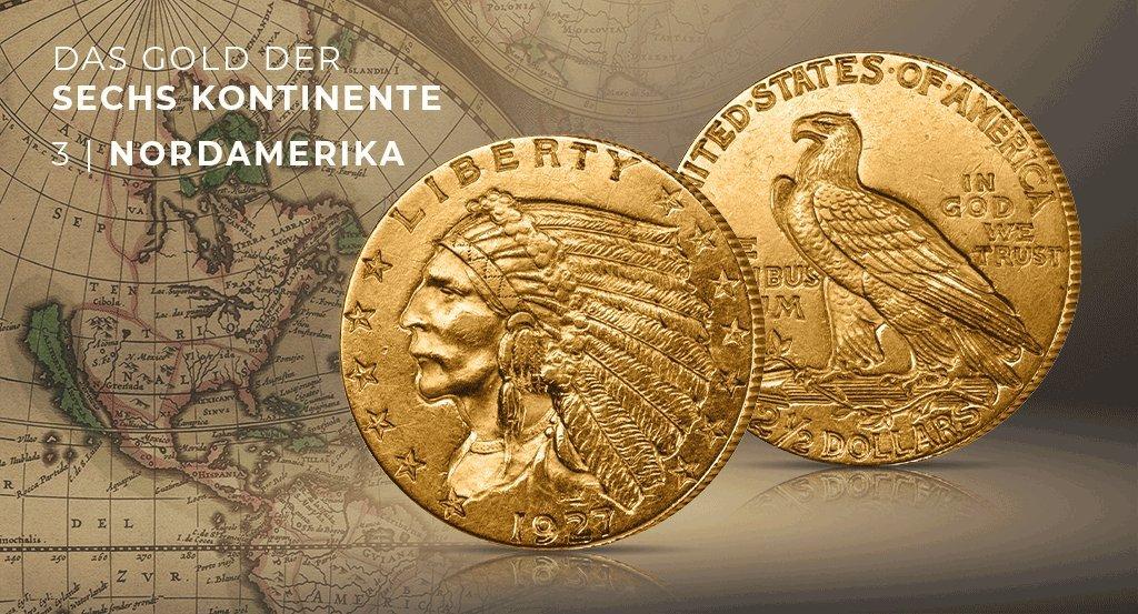 Die letzte 2 ½ -Dollar-Goldmünze der USA