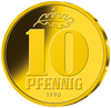 Neupr&auml;gung der letzten 10-Pfennig-M&uuml;nze