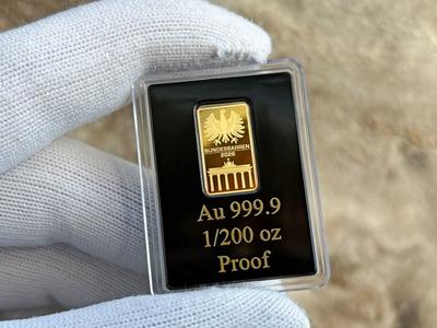 Bundesbarren 1/200 Unze
