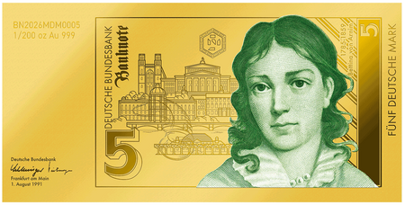 Anschauungsbild Goldnote