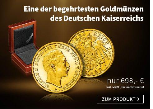 Deutsches Kaiserreich/Preußen 10 Mark Wilhelm II.