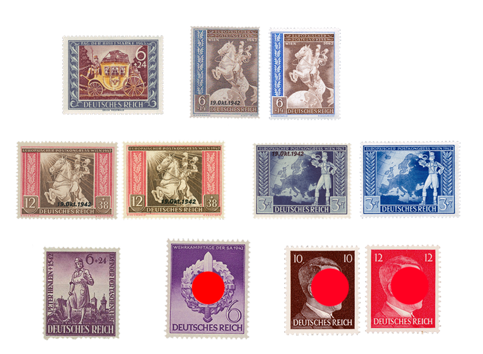 »Die 100 letzten Briefmarken des Dritten Reiches« Exklusive