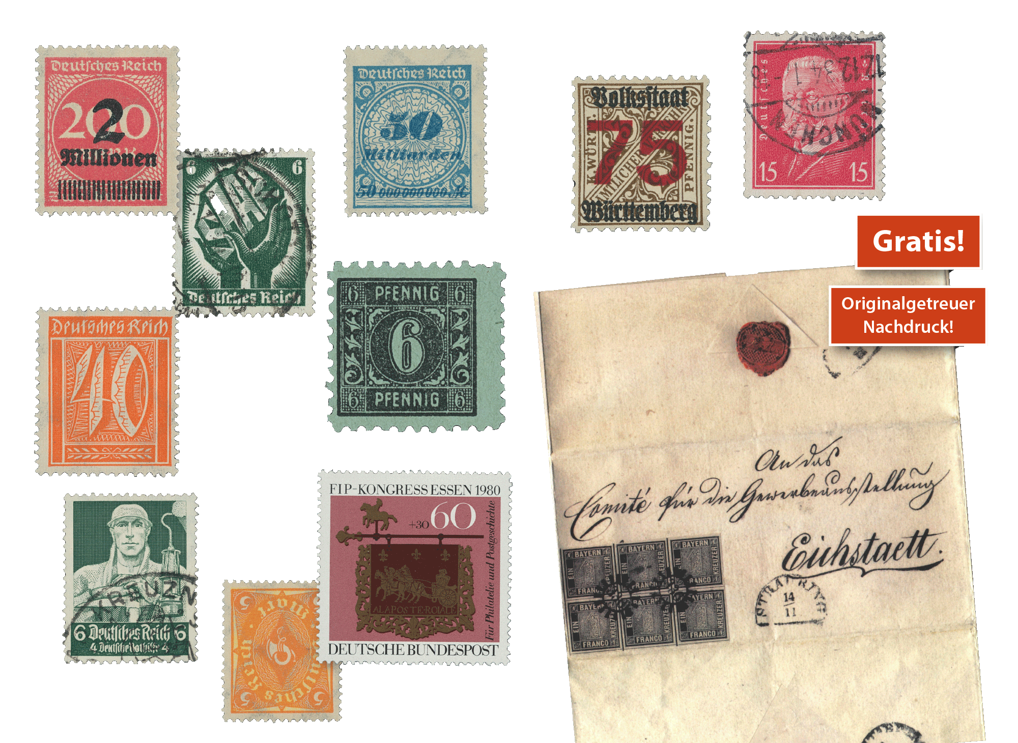 Vierte Lieferung Geschichte der Briefmarke