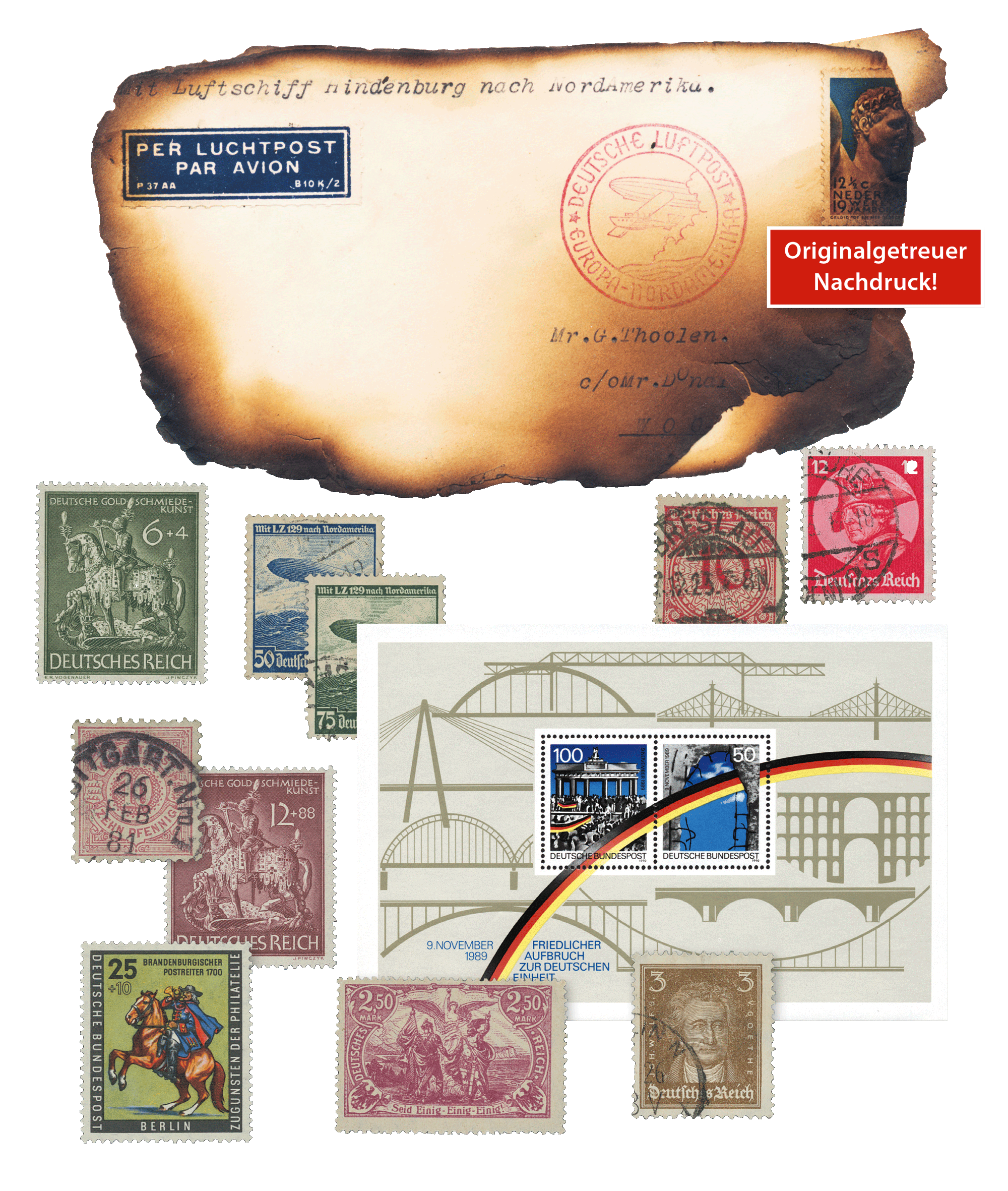 Dritte Lieferung Geschichte der Briefmarke