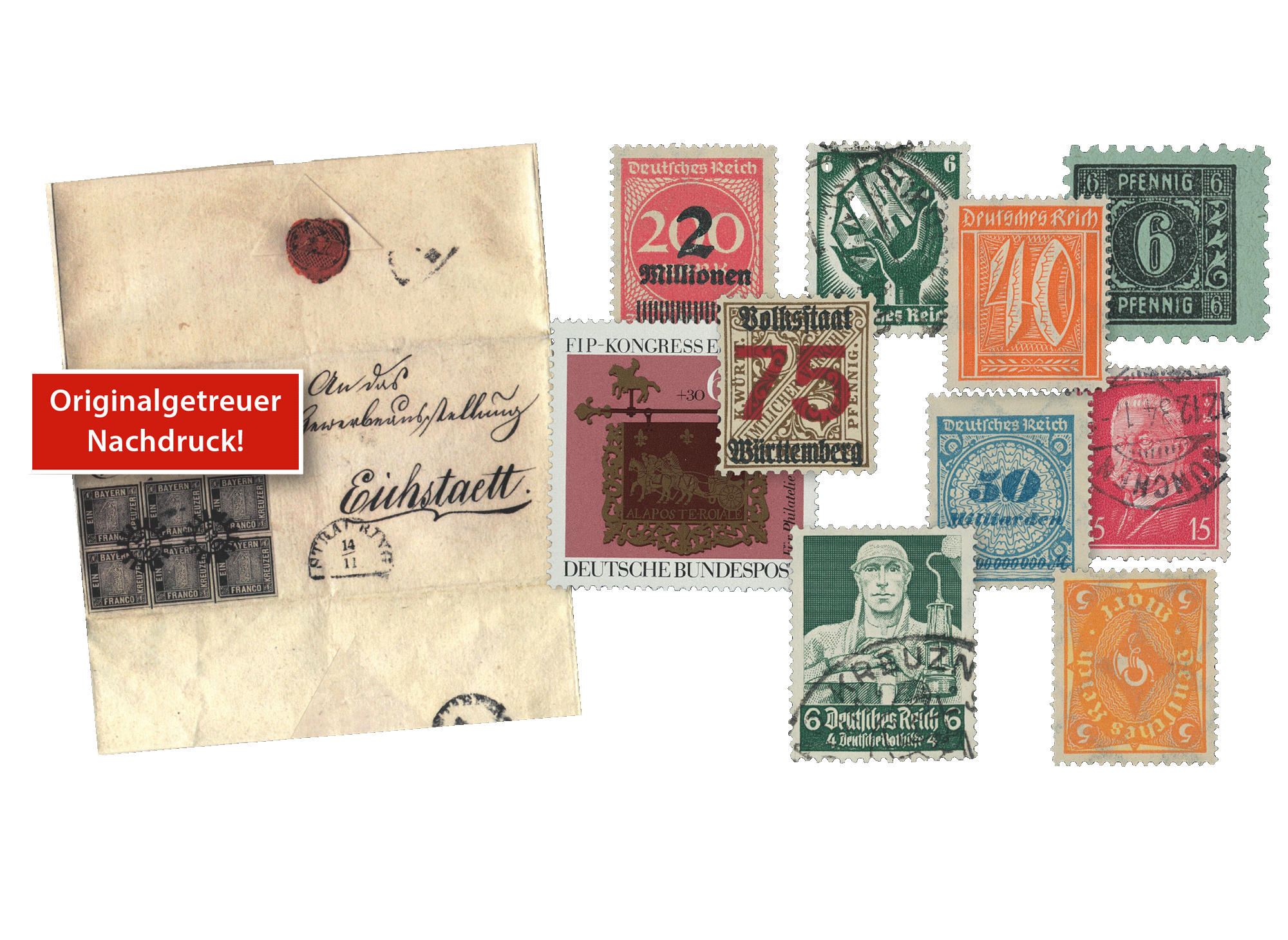 Vierte Lieferung Geschichte der Briefmarke