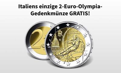 2-Euro-M&uuml;nze Gratis