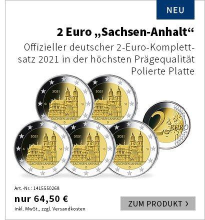 '2 Euro Münze Sachsen-Anhalt 2021