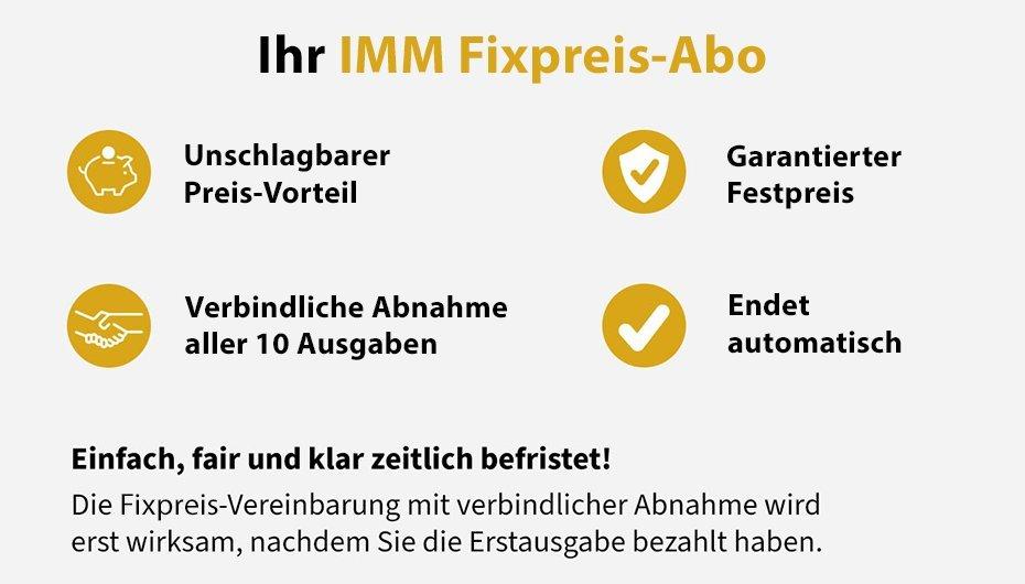 Ihr IMM Fixpreis-Abo
