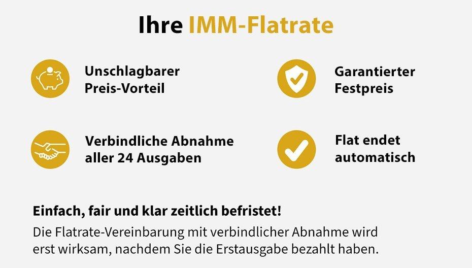 Ihre IMM Flatrate