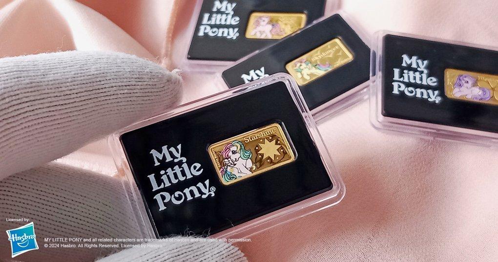 „My Little Pony“-Barrenmünze aus reinstem Gold (999,9/1000)