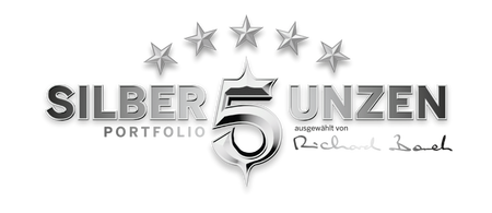 Logo des 5 Unzen Silber Portfolios