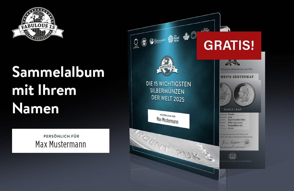 Personalisiertes Sammelalbum gratis zu Ihrer Sammlung