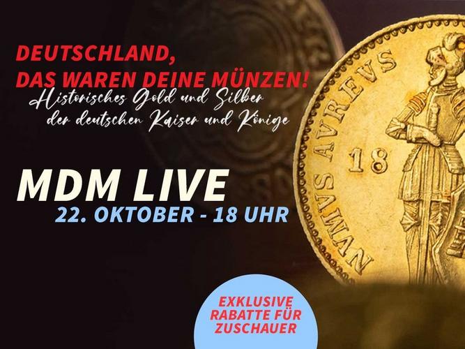 Deutschland, das waren deine Münzen, MDM live