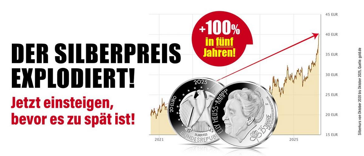 Der Silberpreis explodiert! Jetzt einsteigen, bevor es zu spät ist!