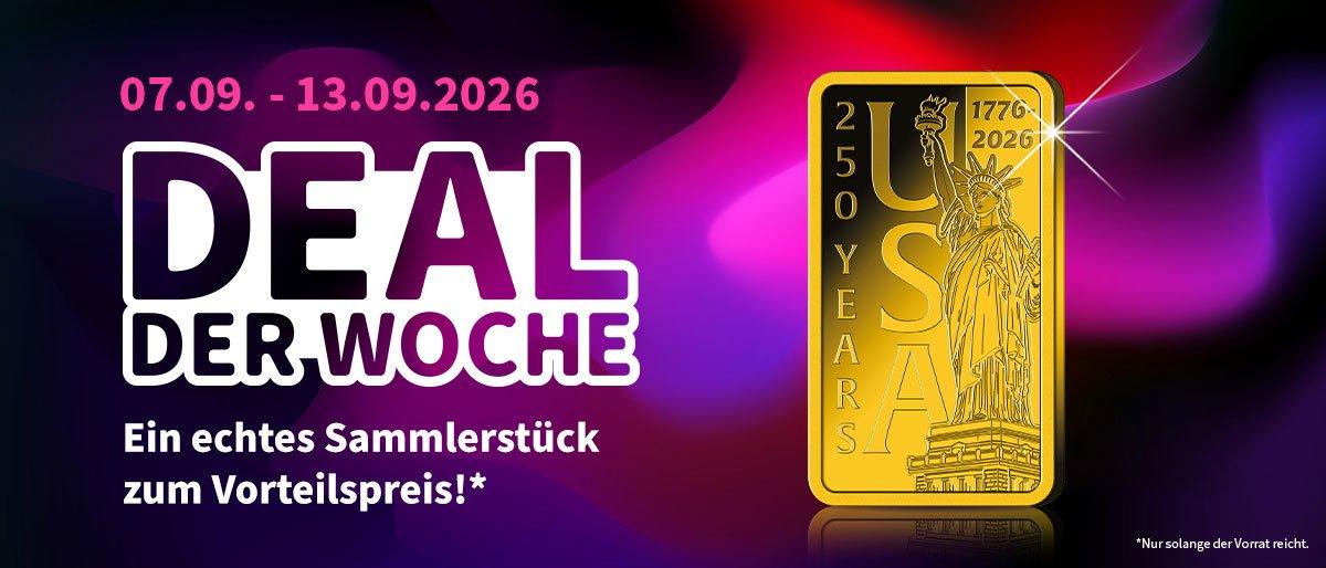 Deal der Woche - Ein echtes Sammlerstück zum Vorteilspreis! - 250 Jahre USA