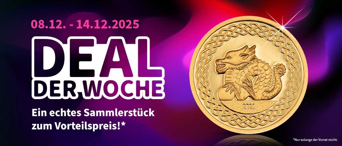 Ein Symbol für Glück, Stärke und Erfolg: Die seltene Gold-Gedenkmünze zum Jahr des Drachen 2024