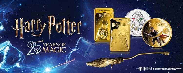 Offizielle Sammlerstücke: Jetzt 25 Jahre Harry Potter™ feiern