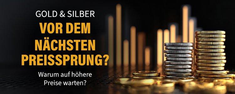 Gold und Silber vor dem nächsten Preissprung? Jetzt günstige Preise für Münzen und Edelmetalle sichern.