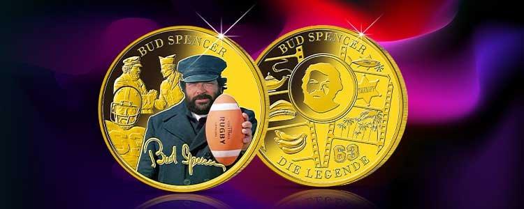 Deal der Woche: Bud-Spencer-Gedenkmünze mit Farbmotiv und Vorteilspreis vom 25.05.–31.05.2026
