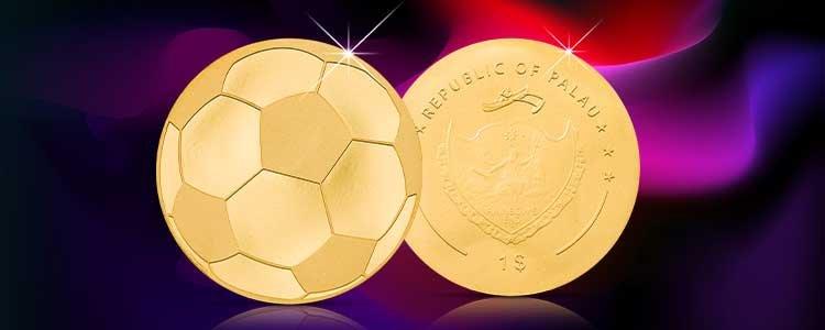 Deal der Woche: Goldmünze im Fußball-Design zum Vorteilspreis vom 08.06.–14.06.2026