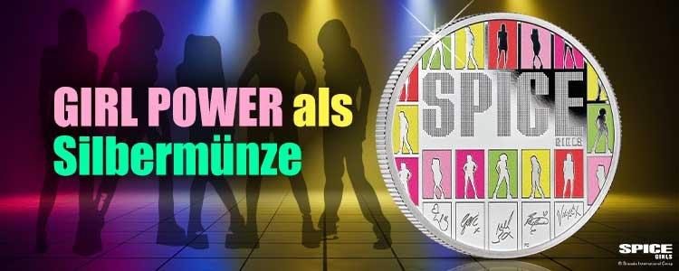 30 Jahre Girl Power: Spice Girls jetzt auf limitierter Silbermünze verewigt