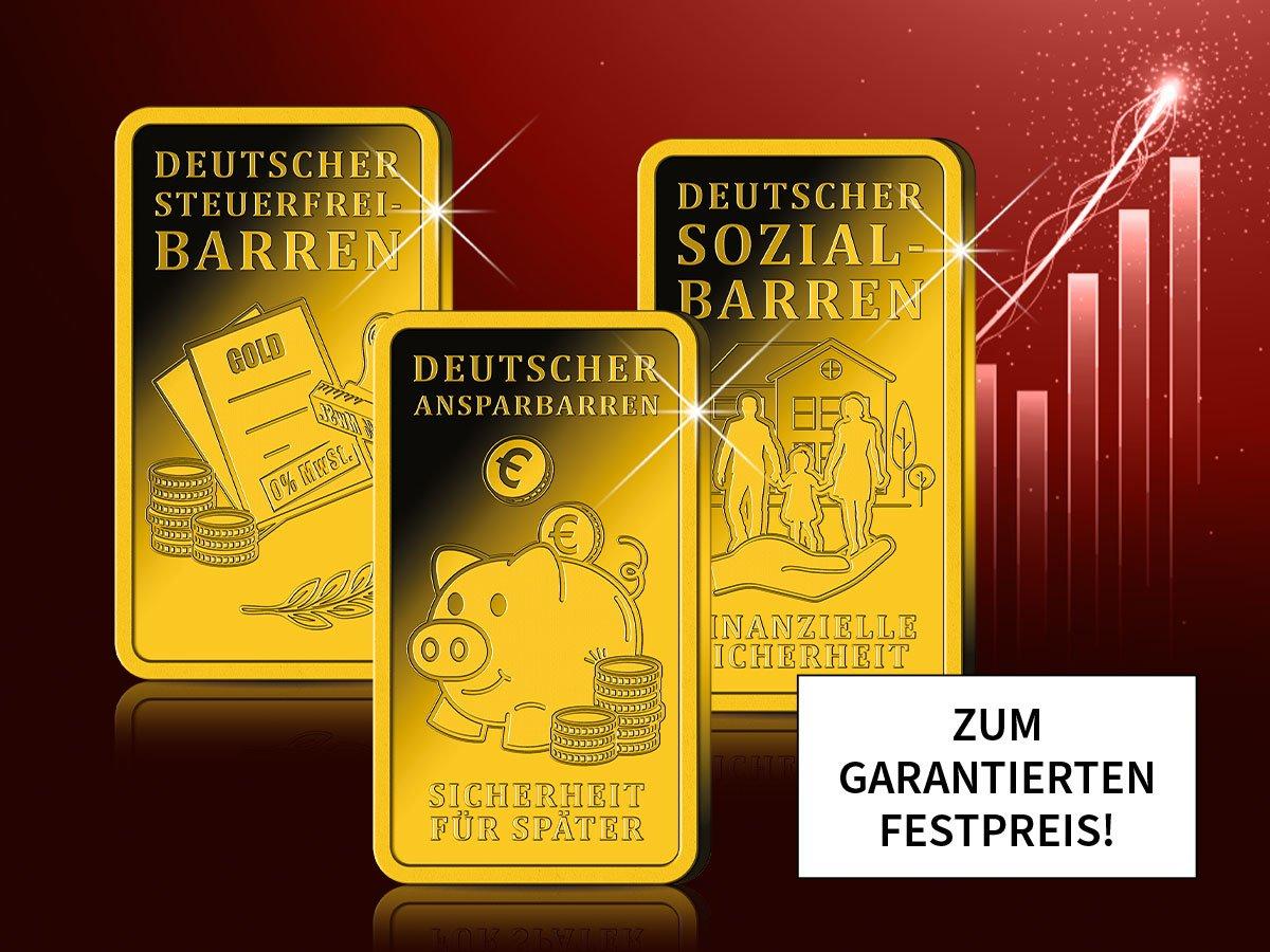 Barren, Ansparbarren, Sozialbarren zum Garantierten Festpreis