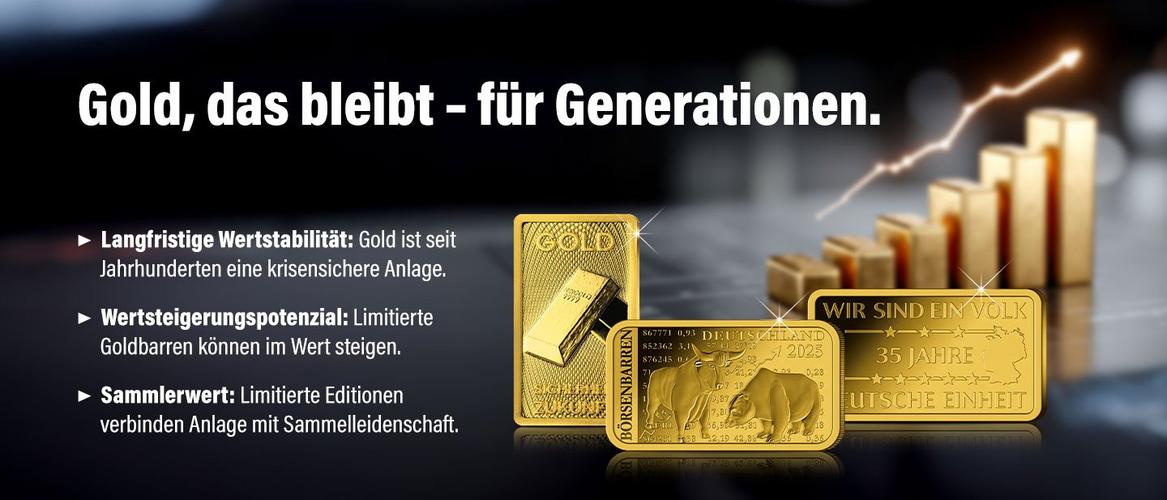 Goldbarren und Münzen mit Investmentvorteilen – Wertstabilität, Potenzial und Sammlerwert