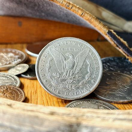 R&uuml;ckseite des Morgan Dollar: USA, 1 Dollar, 1878-1921, Silber (900/1000)