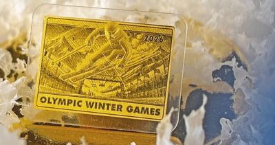 Olympic Wintergames Goldbarren