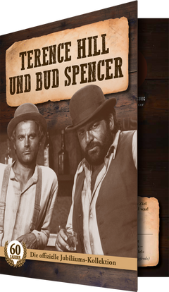 Edles Pr&auml;sentationsalbum und Echtheits-Zertifikaten Bud Spencer & Terence Hill
