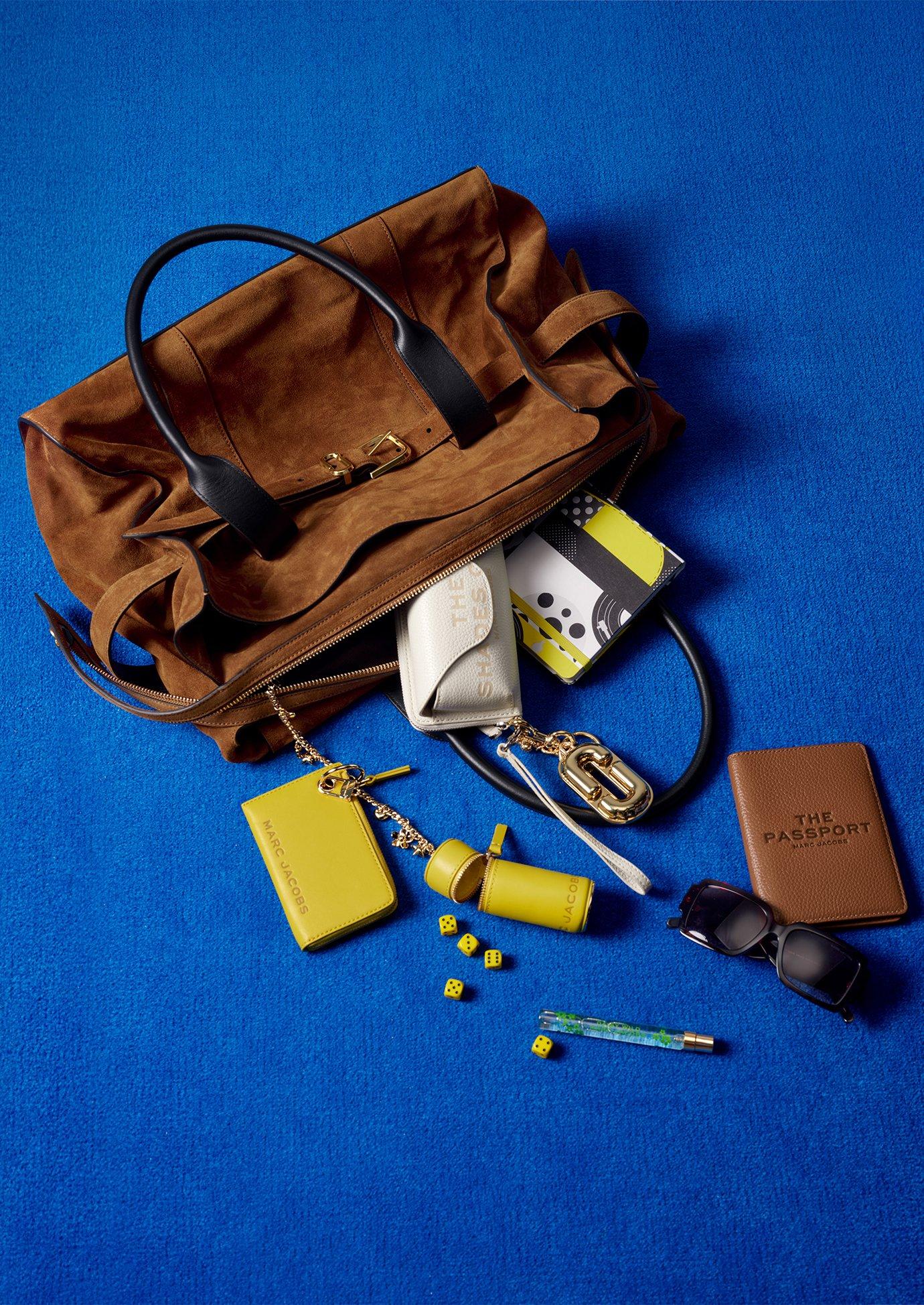 Marc Jacobs ビジネスバッグ ベージュ/ブラック MARC JACOBS マークジェイコブス トートバッグ ベージュマルチザ