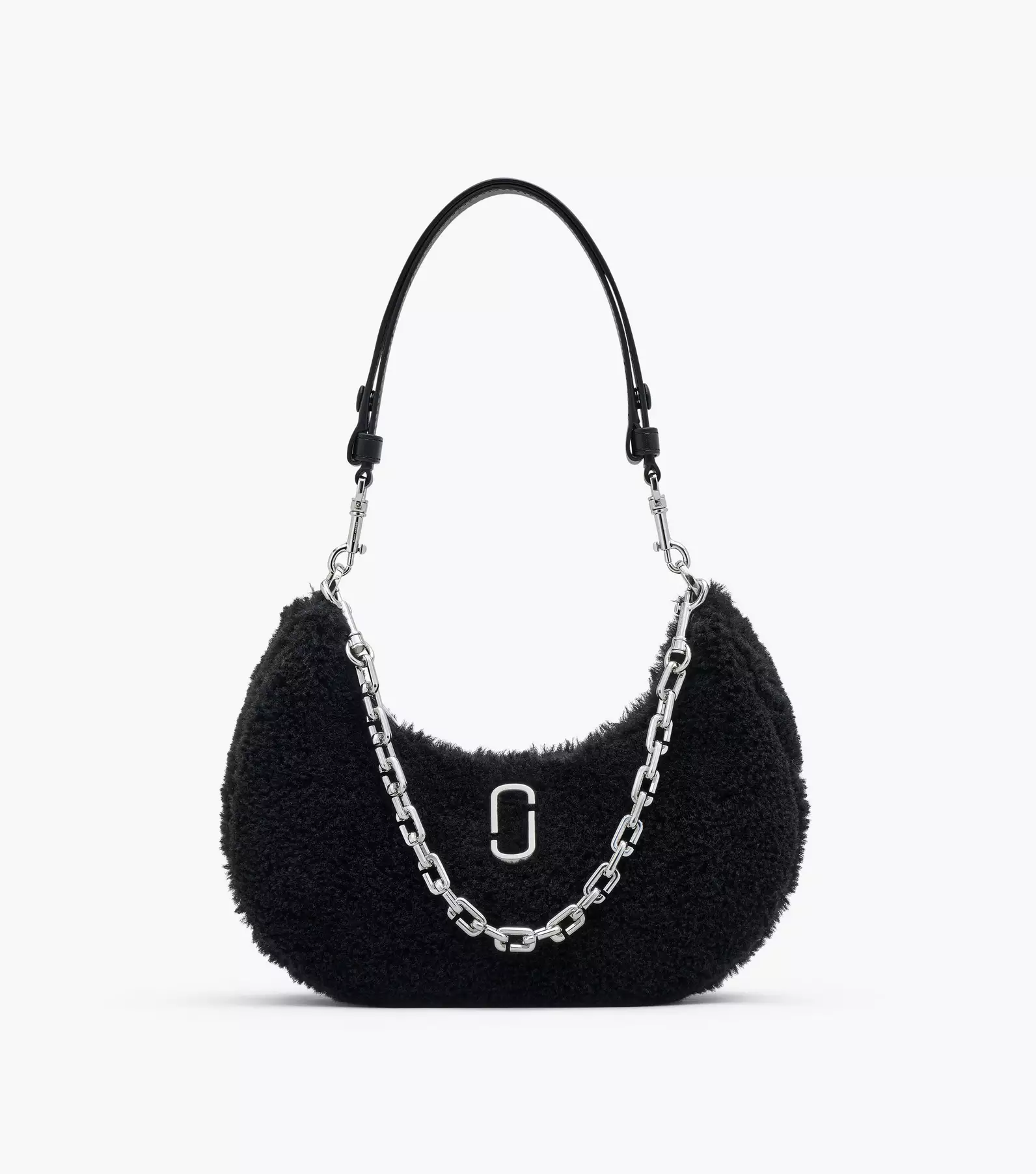The Curve Small Leather Shoulder Bag in Black - Marc Jacobs