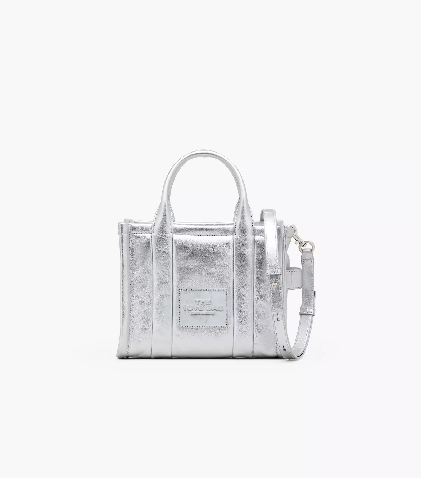 Rope-Handle Off-White Nylon Tote Bag with Zip-Top Closure - 18