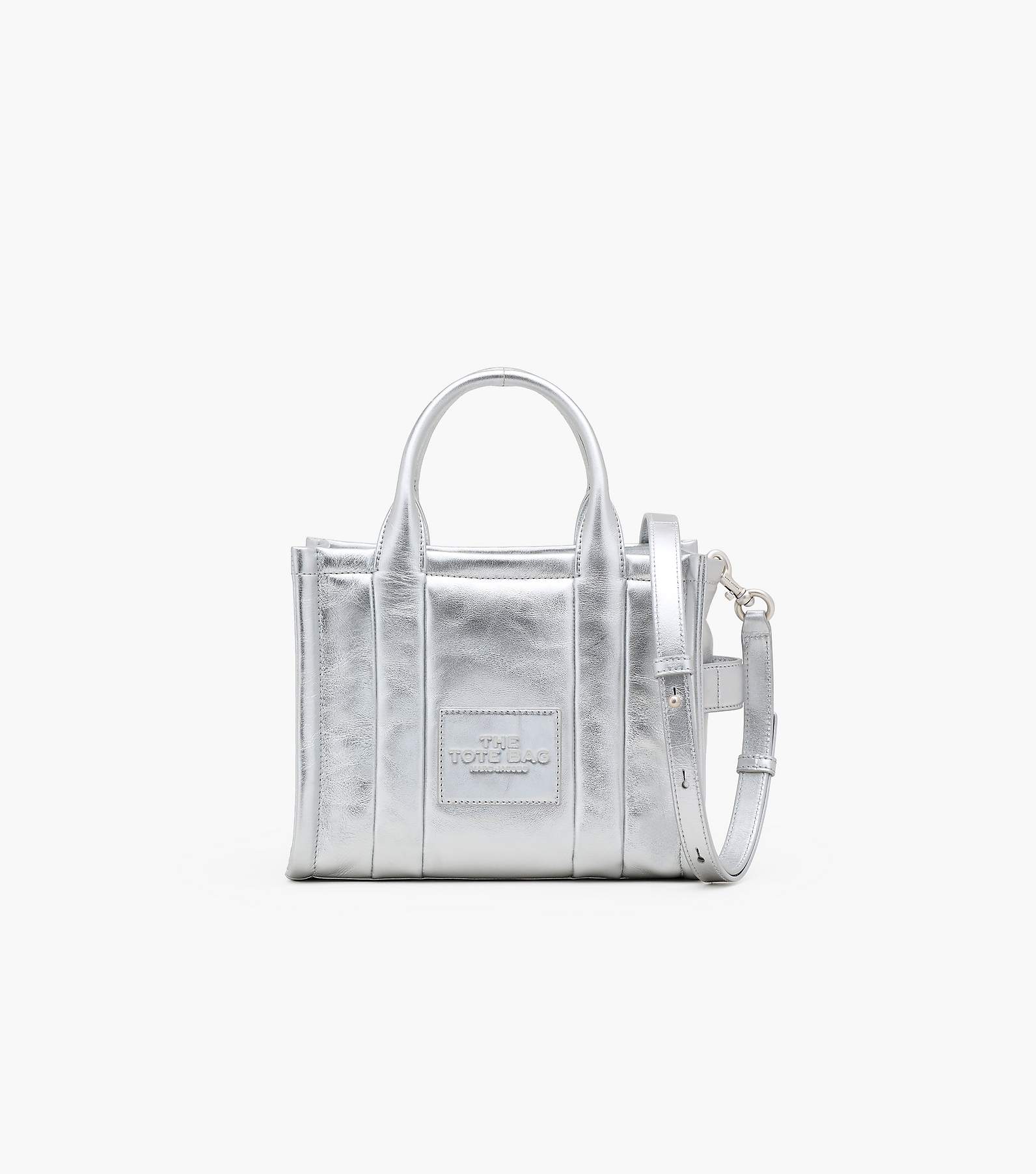 The Metallic Leather Small Tote Bag, Marc Jacobs