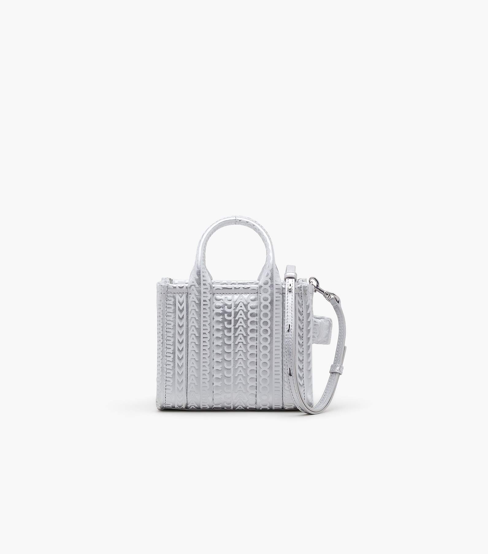 The Medium Leather Tote Bag in White - Marc Jacobs