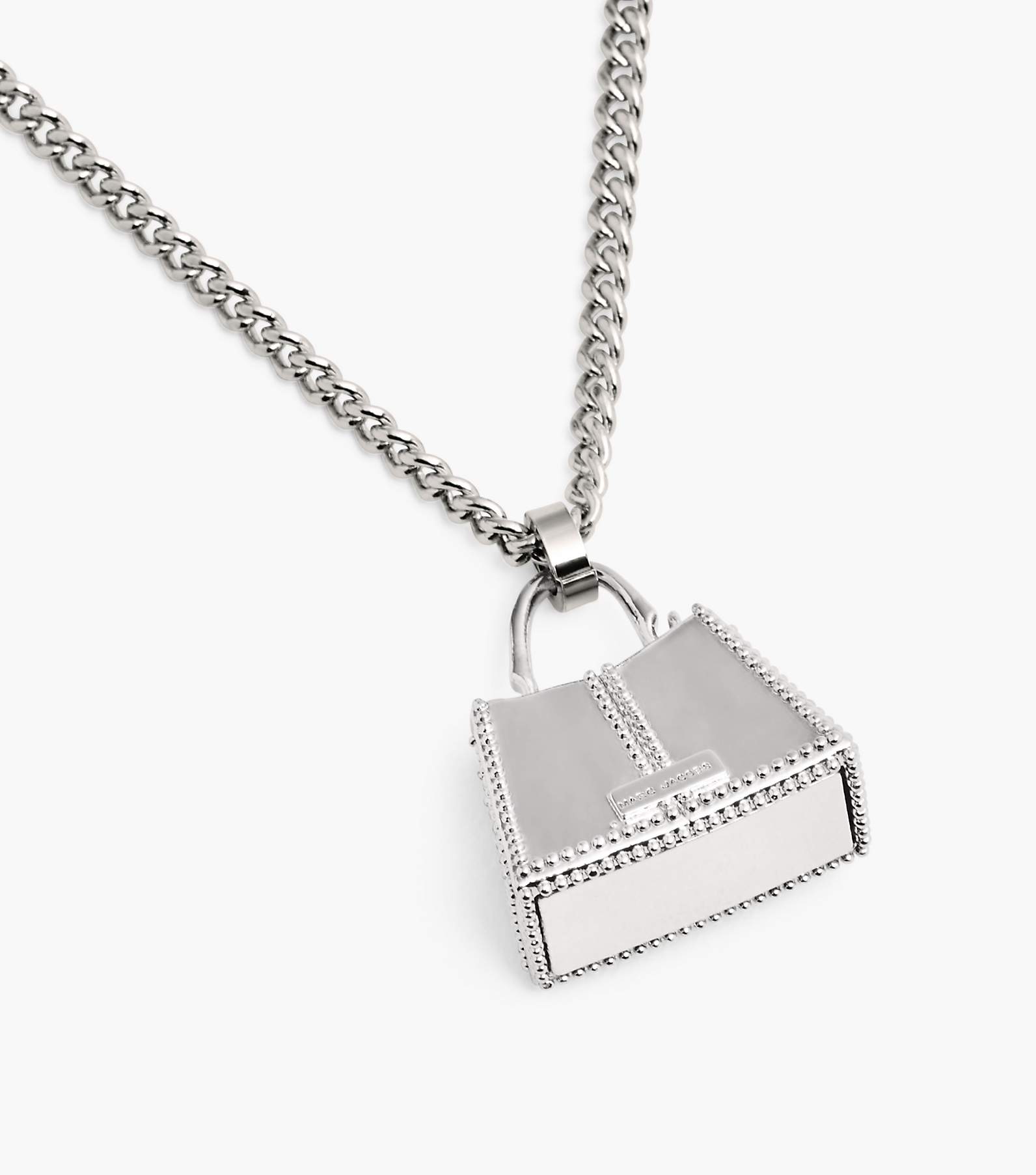 The Embossed Old English Lock Necklace