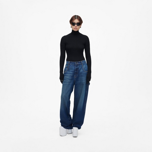 Marc Jacobs Monogram Oversized Jeans