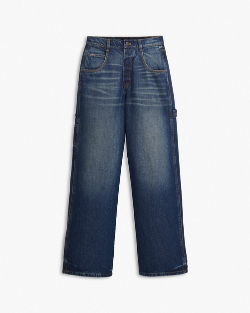Marc Jacobs THE FIVE POCKET JEAN High Waist Straight-Leg Denim Dark Indigo  31