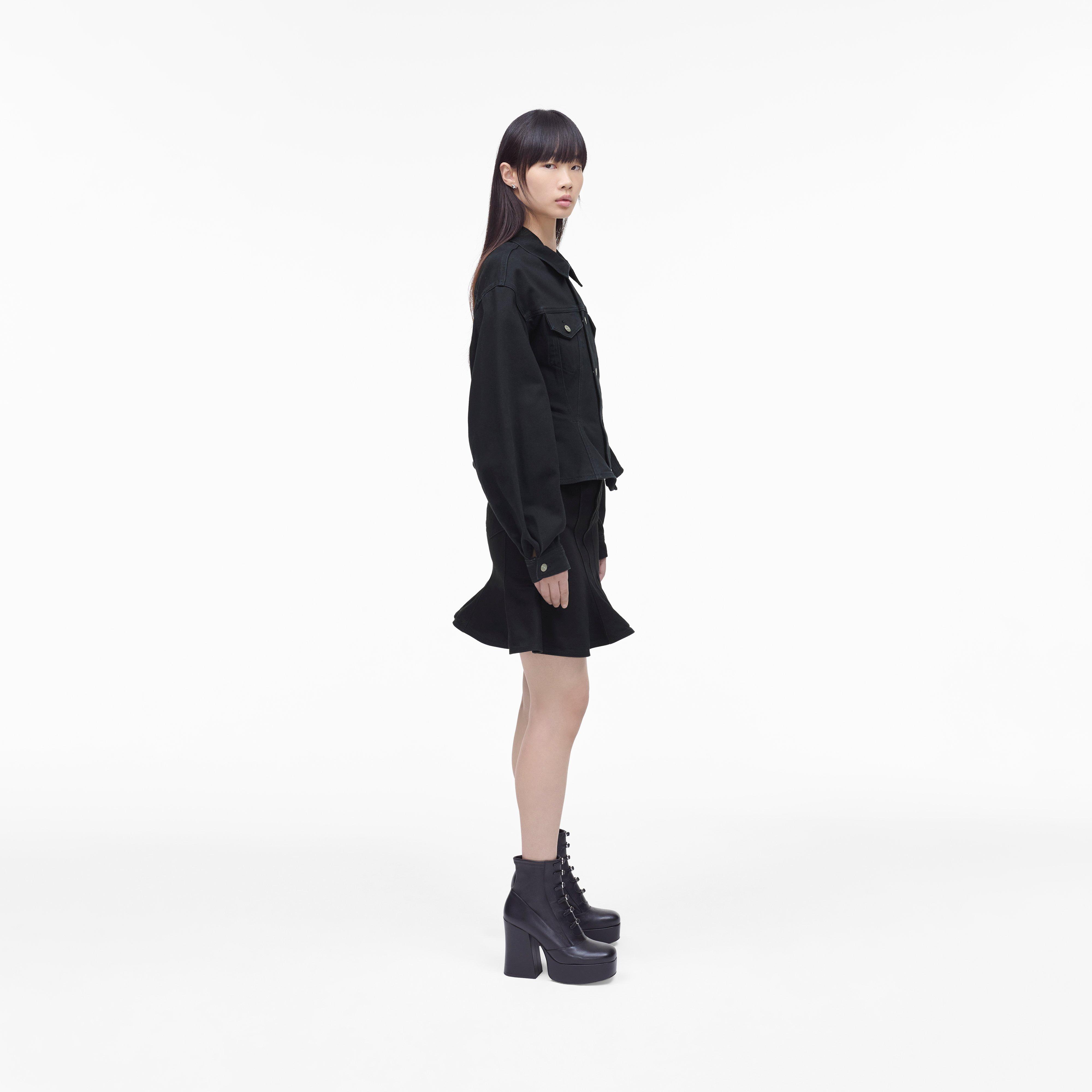 モノクロマチック MJ クラシック デニム フルーテッド 