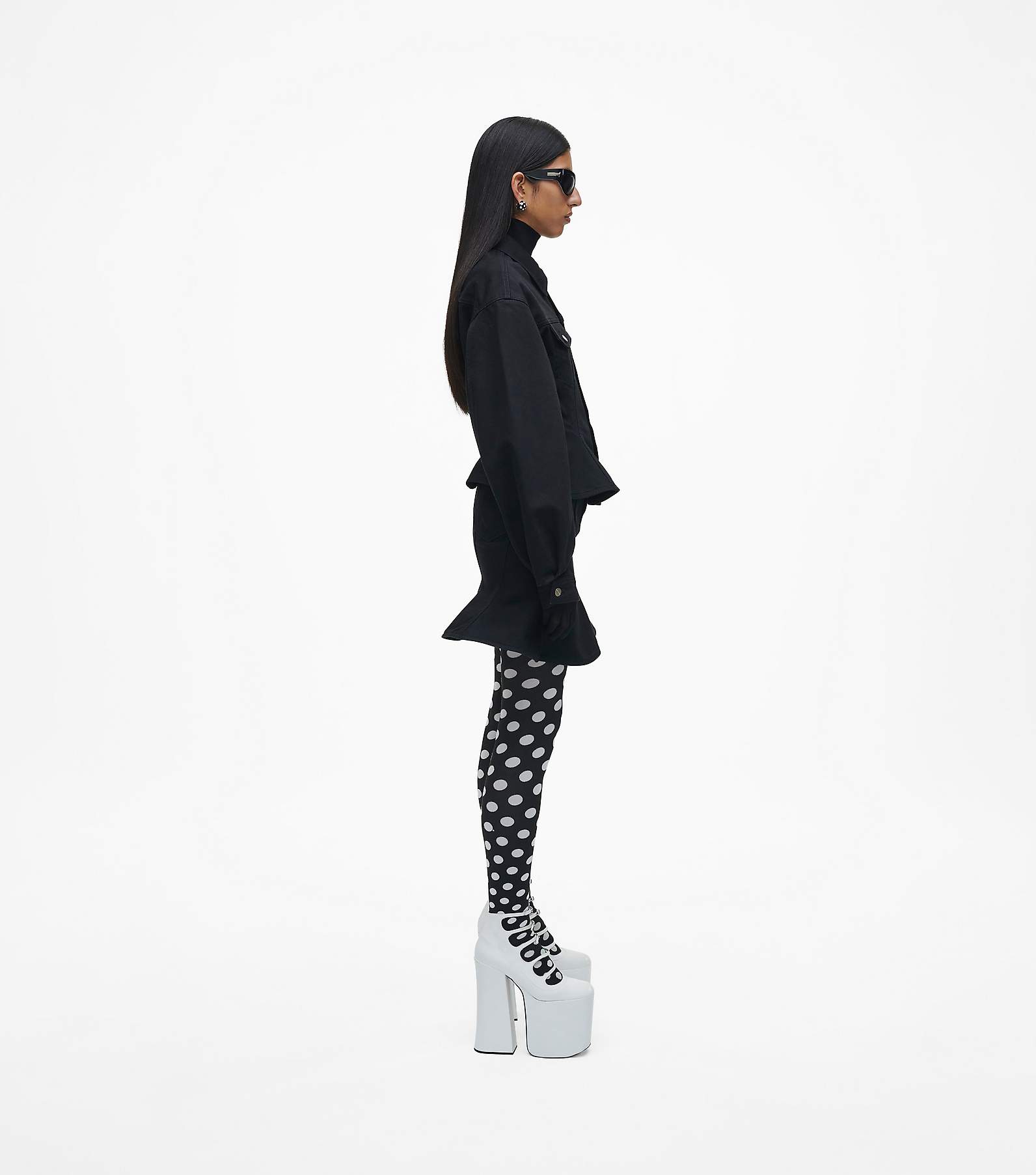 Marc Jacobs Monogram Denim Jacket - Woman Jackets Black Xs - ShopStyle