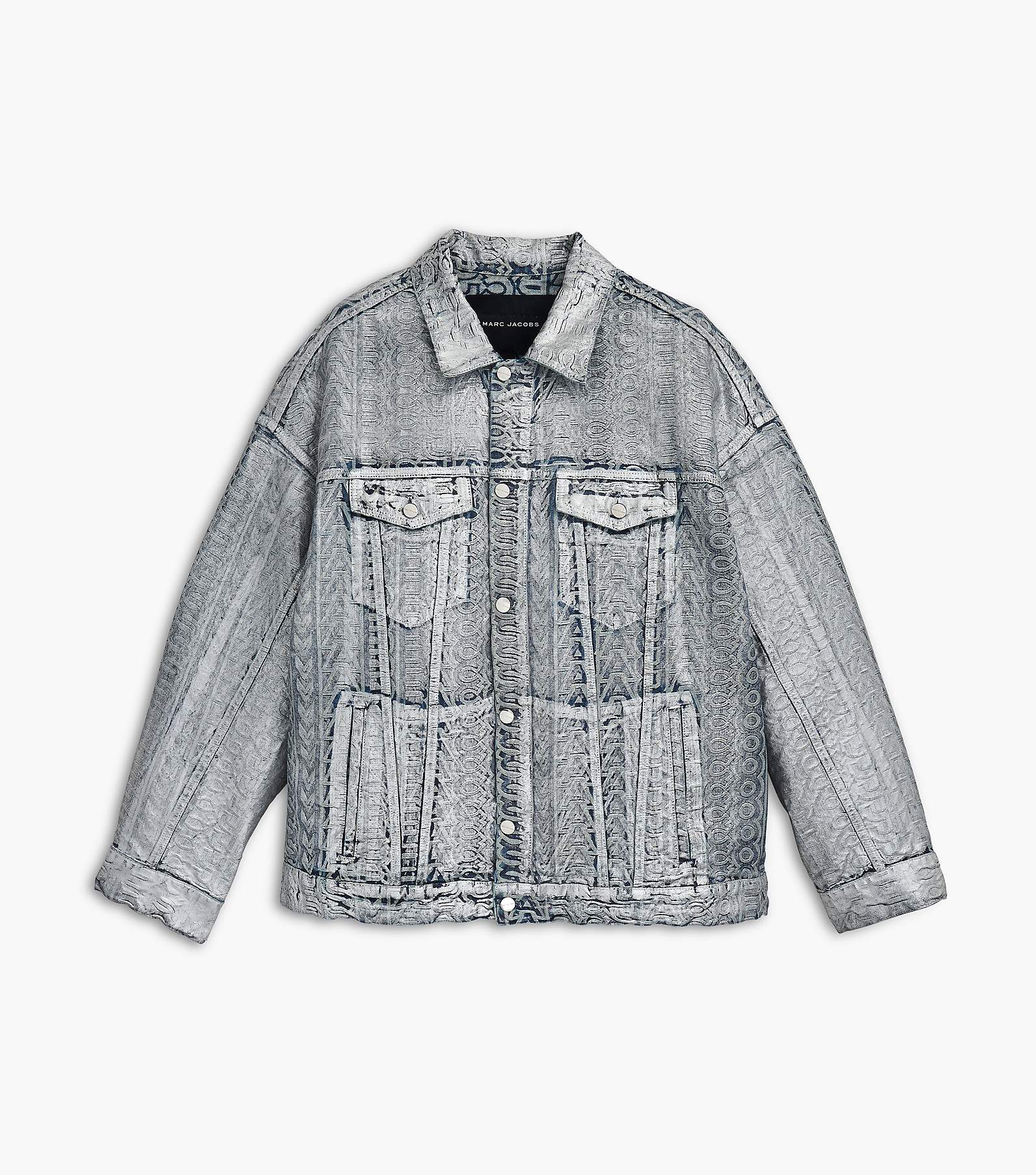 Louis Vuitton Monogram Tailored Denim Jacket TAUPE. Size 50