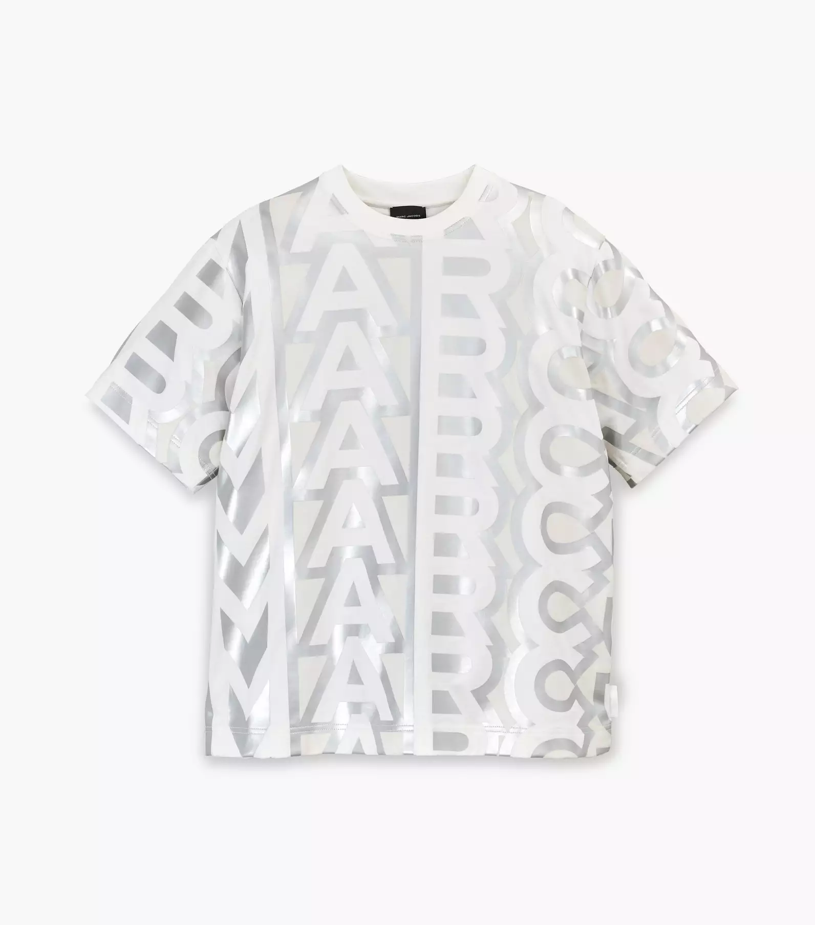 Marc Jacobs The Monogram Big T-Shirt in Gunmetal/Apple